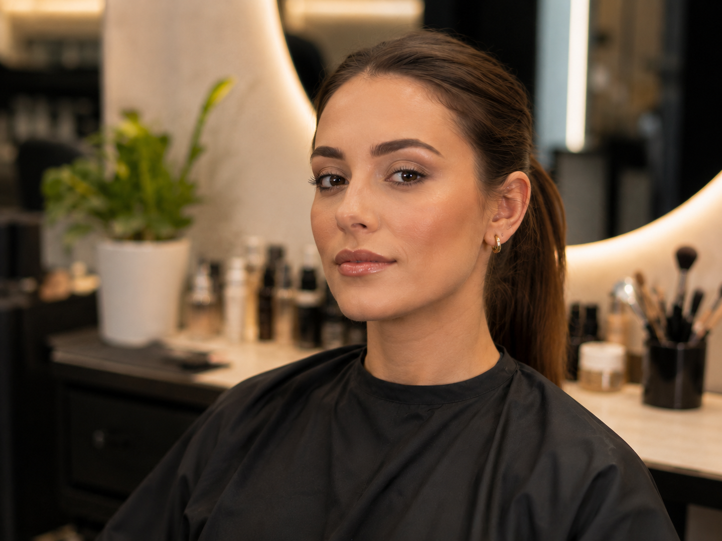 Cliente atendida na Alma Beauty
